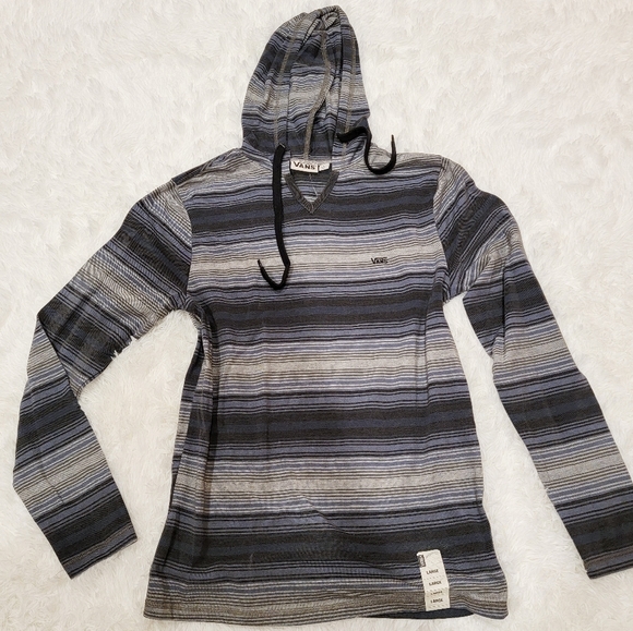 Men's Striped Vans Hoodie